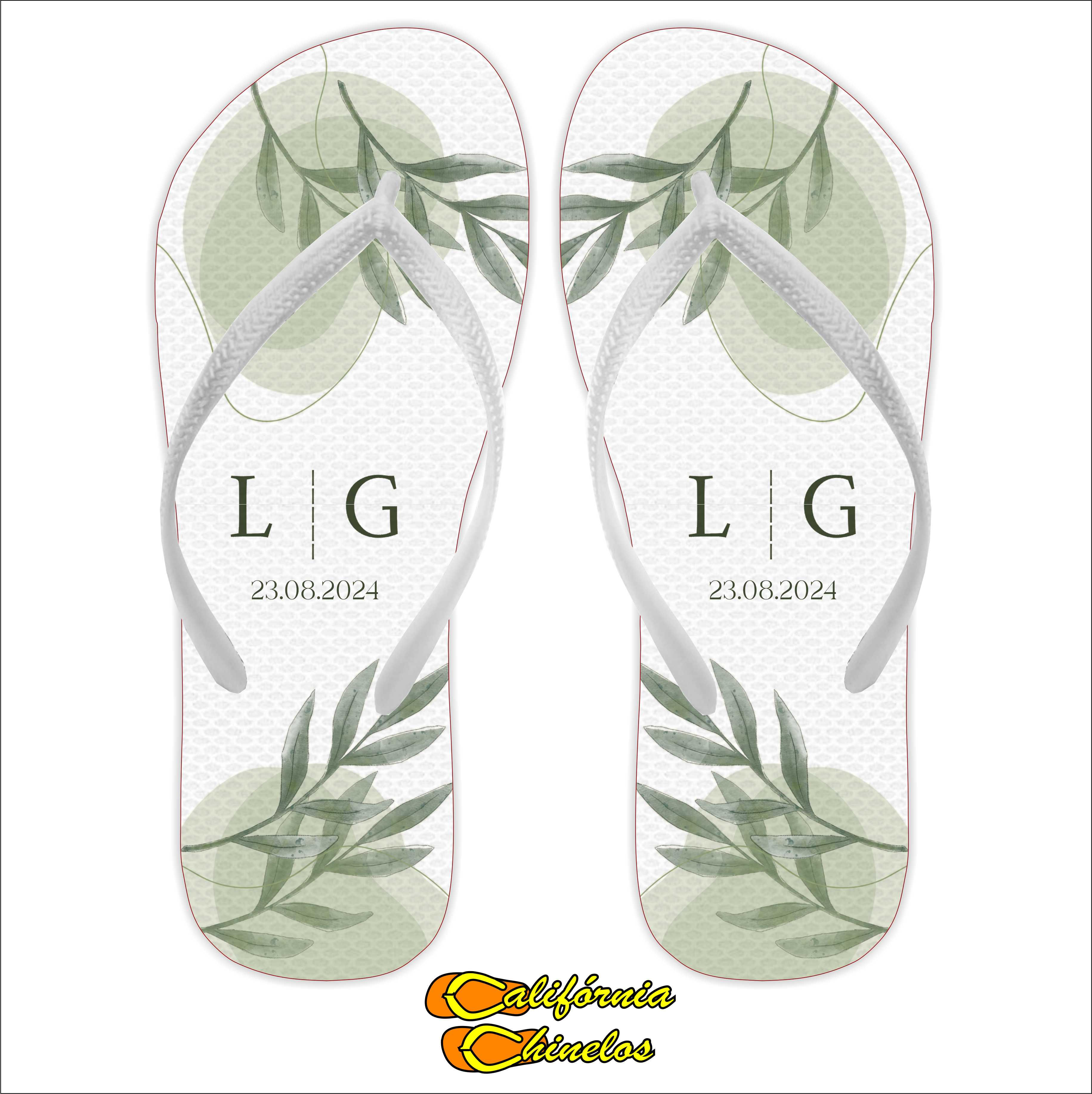 CHINELO PARA CASAMENTO VERDE OLIVA