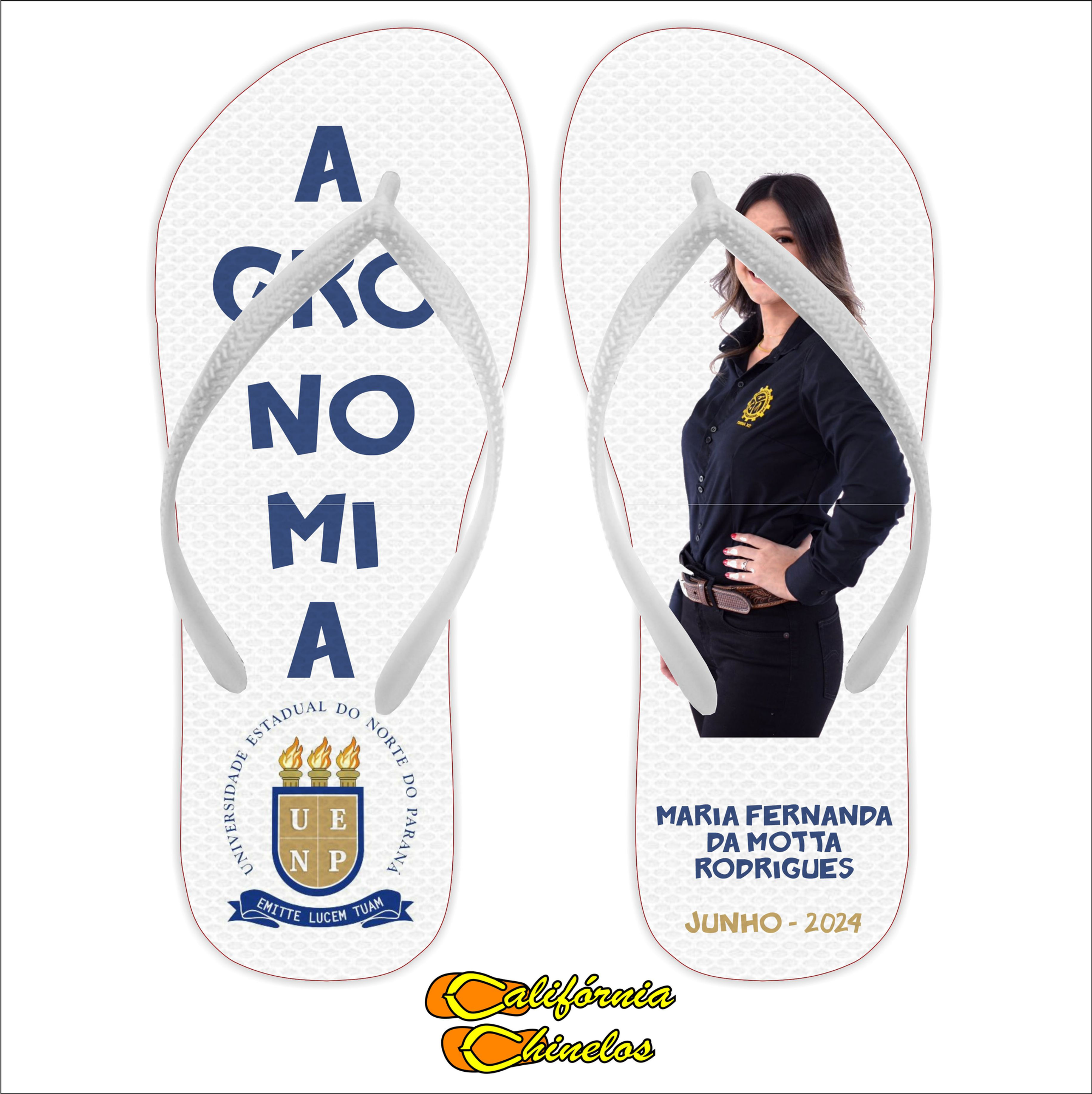CHINELO PARA FORMATURA DE AGRONOMIA