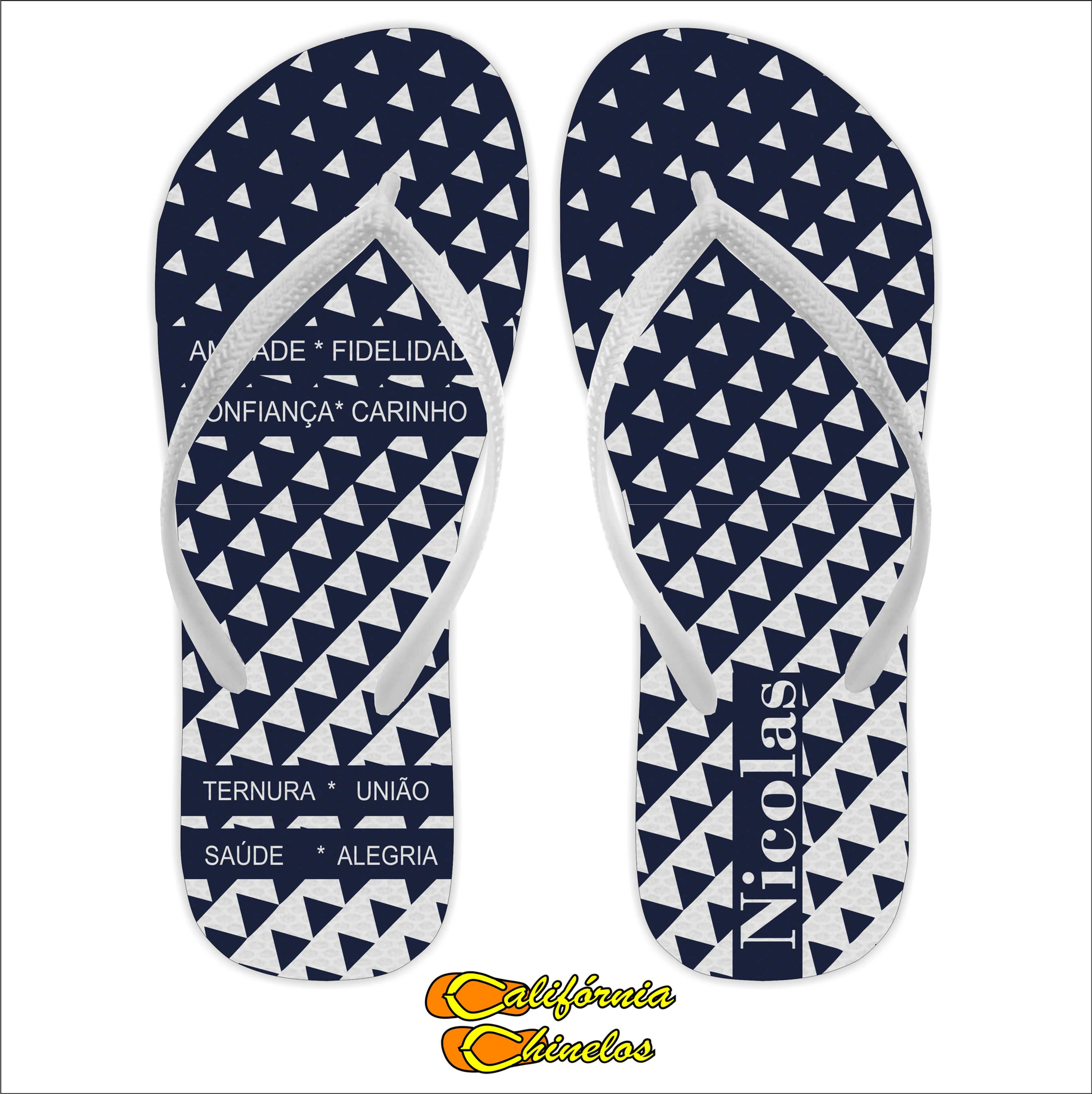 Chinelo Personalizado para Formatura Masculino