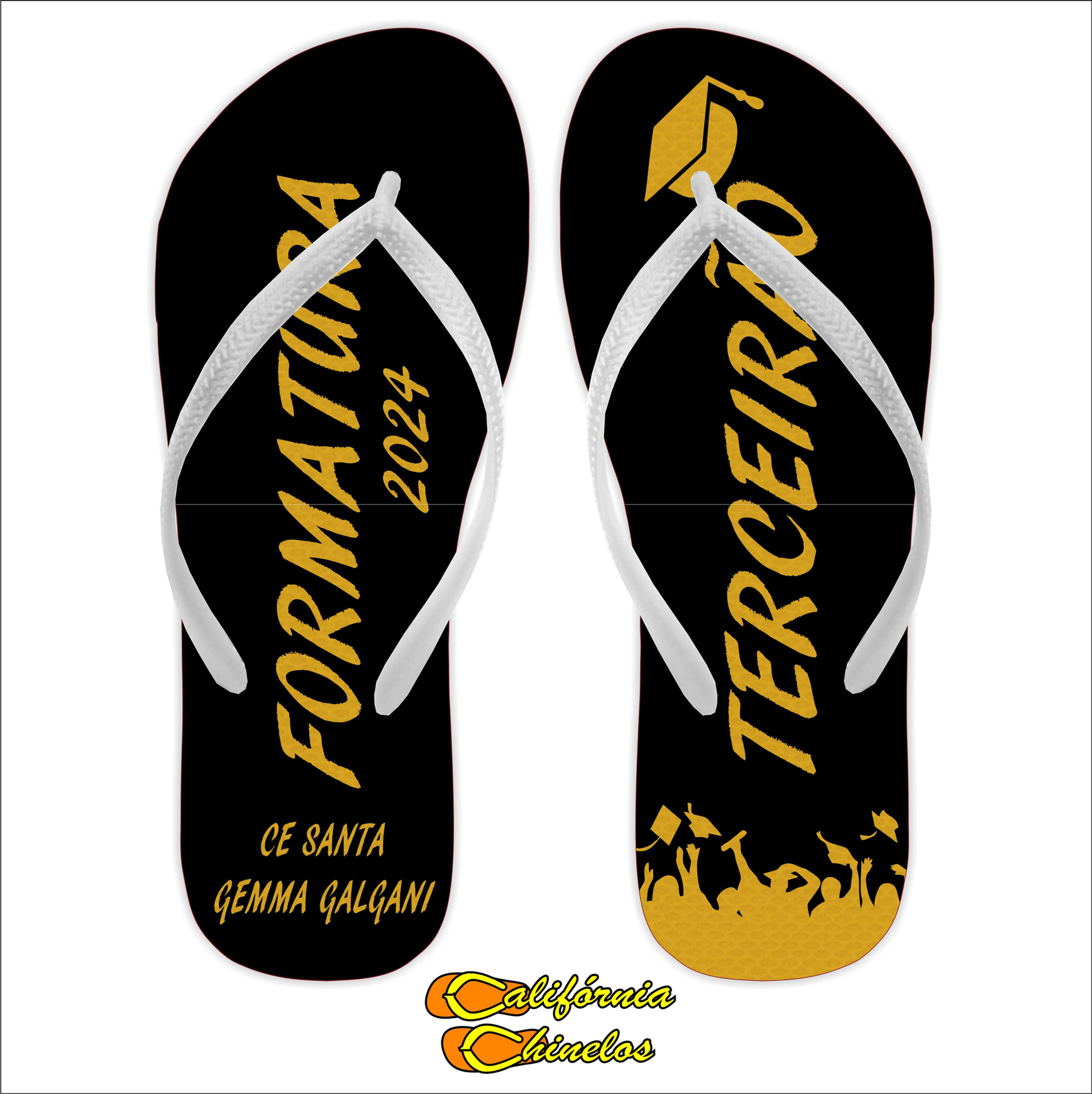 CHINELO PARA FORMATURA TERCEIRÃO