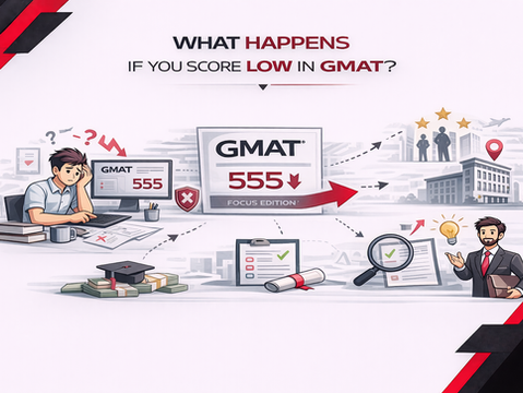 What Happens if You Score Low in GMAT?