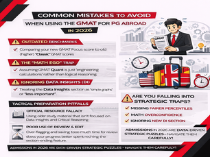 Mistakes students make when using GMAT for PG abroad