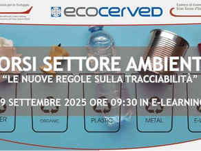 Seminario tecnico gratuito: “Le nuove regole sulla tracciabilità” - 29 settembre 2025, ore 9:30.
