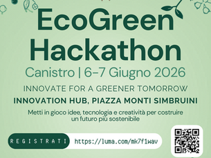 Invito alla collaborazione: EcoGreen Hackathon presso l’Innovation Hub di Canistro (6-7 giugno 2026)