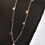 Thumbnail: Rose Silver Round Smiley Pendant Necklace
