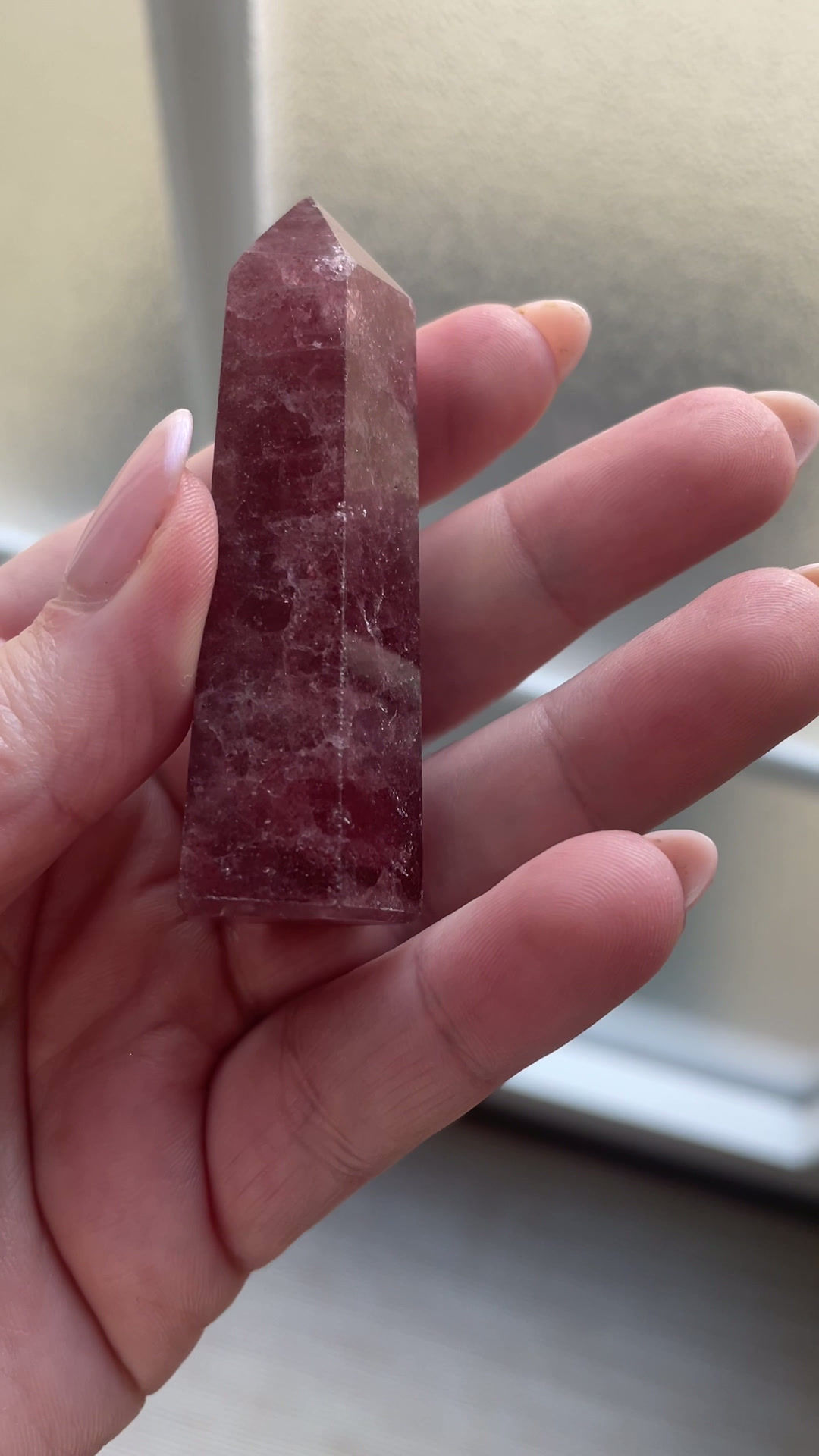Pointe Quartz Fraise n1