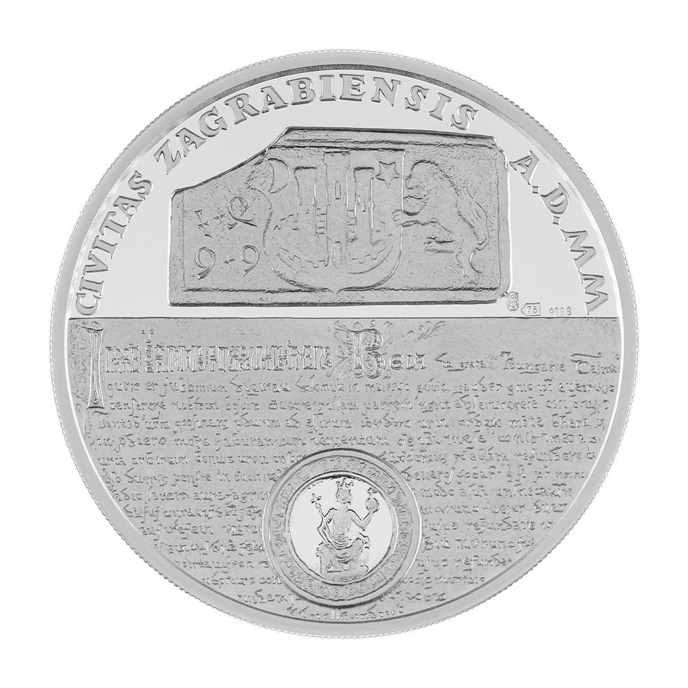 Thumbnail: HISTORICAL INVESTOR PIECE: Ban Josip Jelačić Square Silver Medal