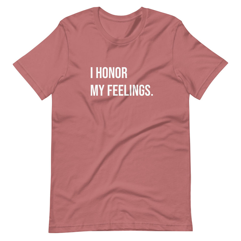 Thumbnail: I Honor My Feelings (White Text)