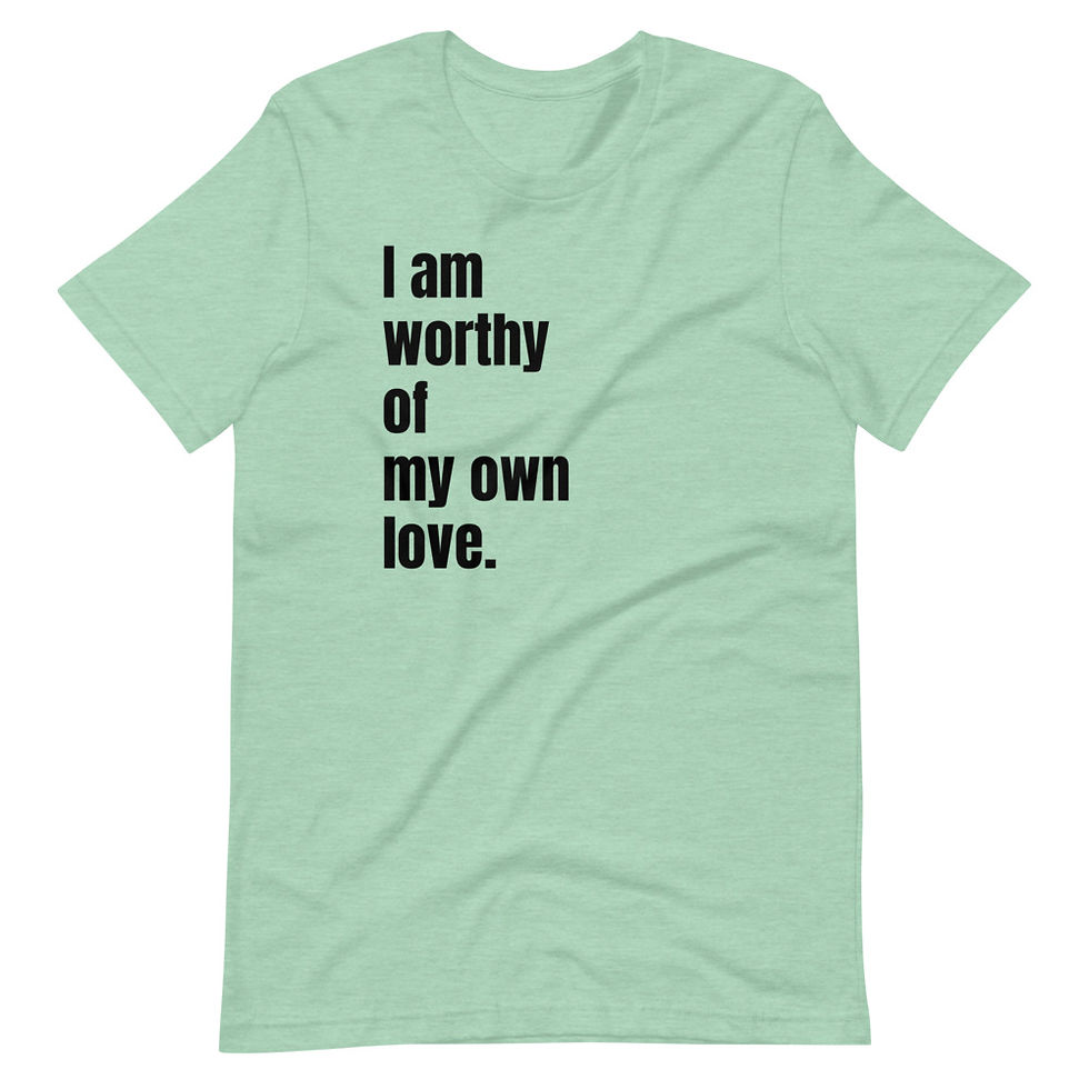 Thumbnail: I Am Worthy (Black Text)