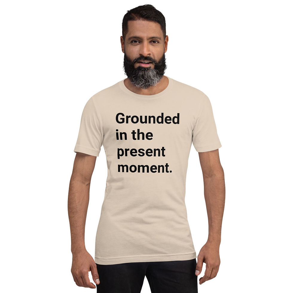 Thumbnail: Grounded In The Present Moment (Black Text)