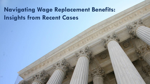 Navigating Wage Replacement Benefits: Insights from Recent Cases
