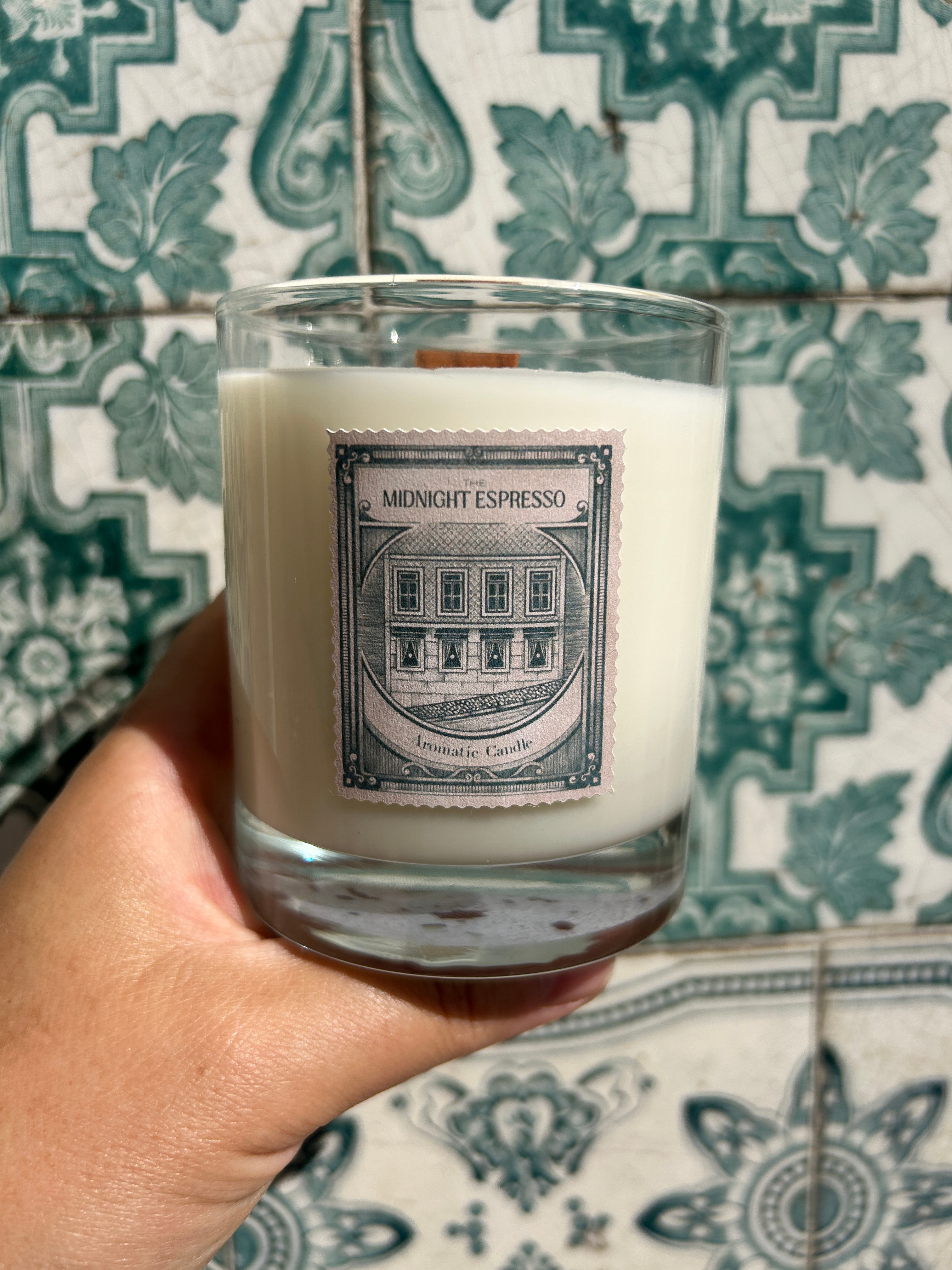 The Midnight Espresso Vela Comemorativa de 1 Aniversário 200 gr