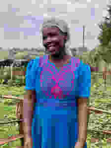 Kenyan woman in her farm