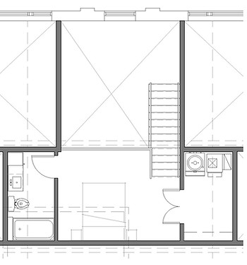 Unit 402 B one bedroom, one bath apartment facing Michigan Ave. in Downtown Kalamazoo, MI
