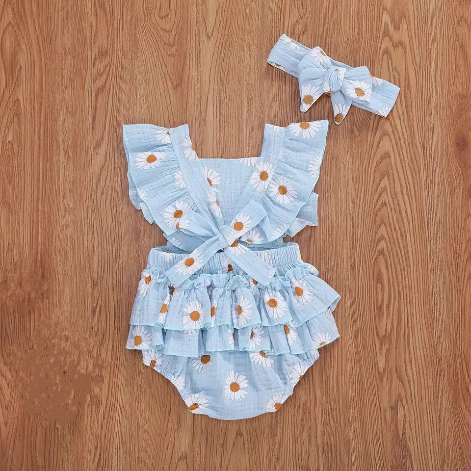Thumbnail: RUFFLED BODYSUIT FLORAL