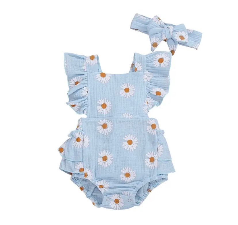 Thumbnail: RUFFLED BODYSUIT FLORAL