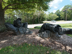 The Dreamer Sculpture in The Woodlands, Texas: A Hidden Treasure in Panther Creek