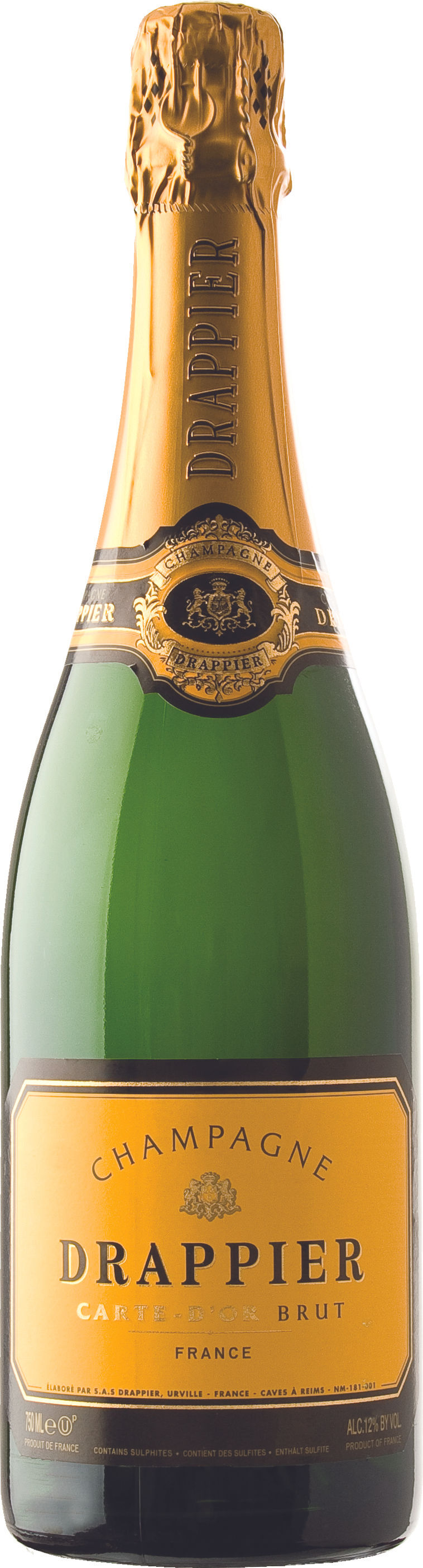שמפניה דרפייה קארט ד'אור – יין מבעבע כשר למהדרין מצרפת | Champagne Drappier Carte d’Or