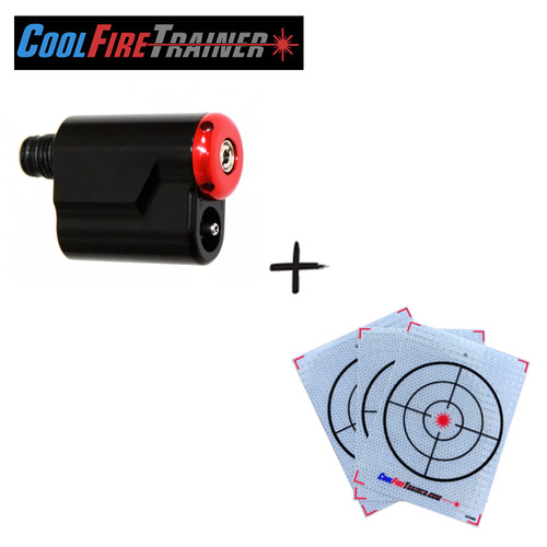 Coolfire Trainer Rapid Fill Adapter Laser Adjustable Red Visible