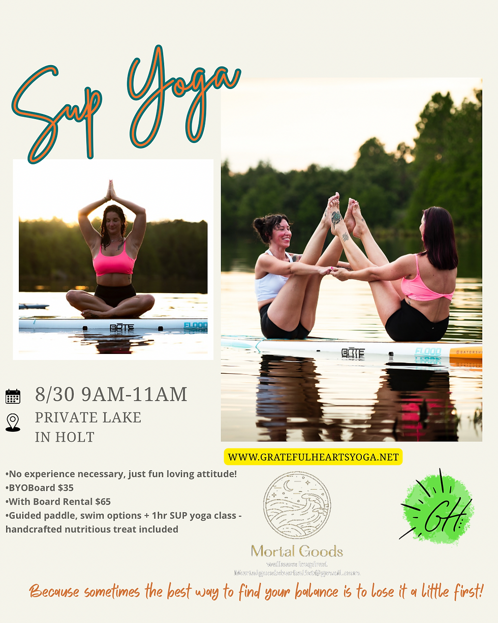 SUP Yoga at The Lake