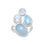 Thumbnail: Chalcedony, Larimar, Topaz and Moonstone Ring