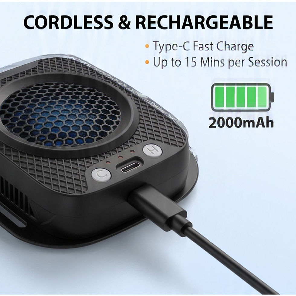Miniatura: Cold Hot Compress Device, Cordless Rechargeable Ice Heat Wrap 3 Temperature Leve