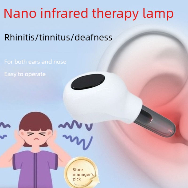 Intelligent Infrared Light Therapy Tinnitus Relief Device, Portable Red Light Ea