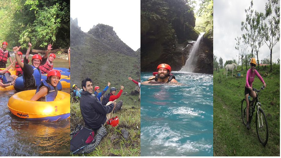 Sleeping indian adventures in La Fortuna 