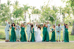 Wedding Mansion on the Golf - wedding party