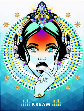 Kream has been touring the US... have you caught them yet? (Plus my Kream tribute art)