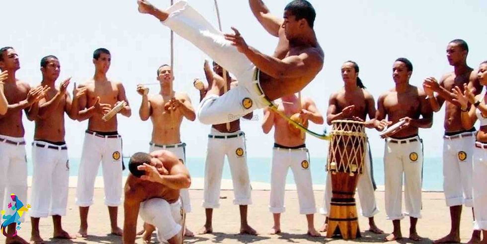 Capoeira sur la plage de Parajuru