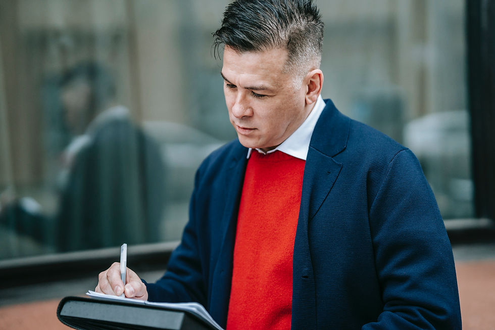 An individual in a contemplative pose, symbolizing the introspection required to discover one’s true calling.