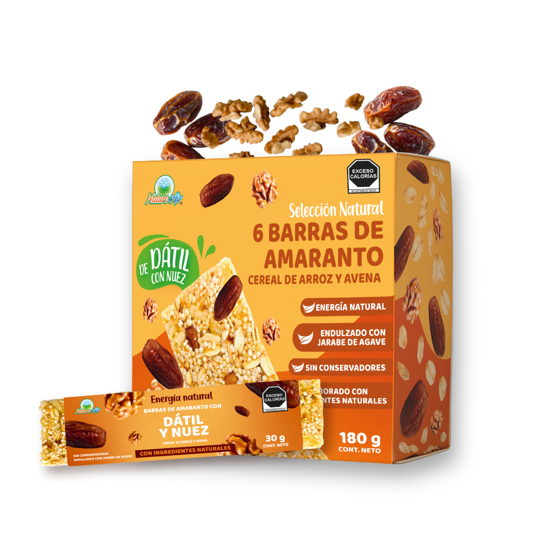 Barras de Dátil con Nuez 30 g (6 unidades)