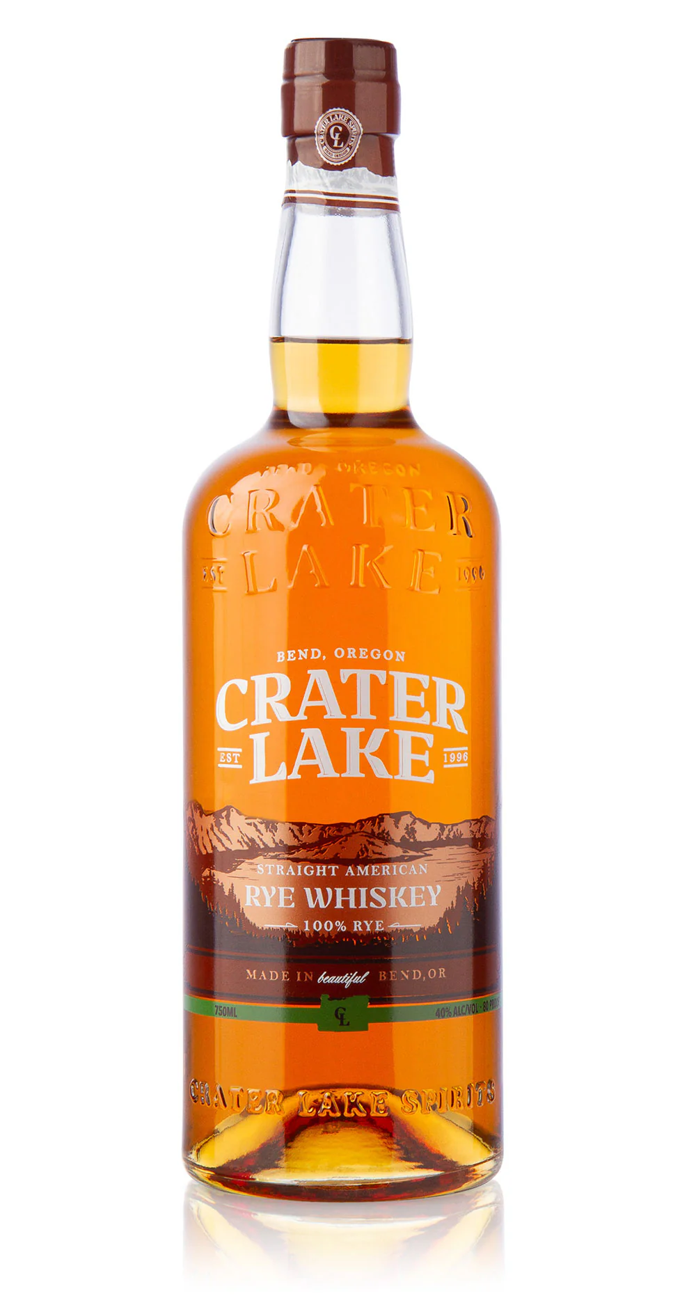 Crater Lake Straight American Rye Whiskey