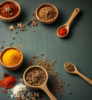 various seasonings offered by kala from around the globe