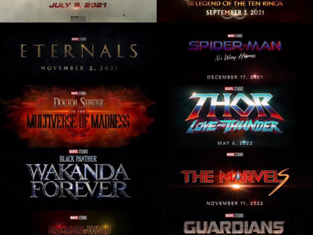 Confira as datas dos próximos filmes do MCU