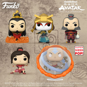 Novos POPs de “Avatar: O Último Mestre do Ar” estão em pré-venda na GG