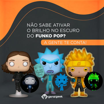 Aprenda como ativar o brilho no escuro do Funko POP
