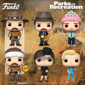 Olha só! Novos POPs de “Parks & Recreation” serão lançados pela Funko