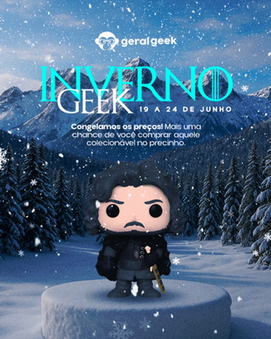 Inverno Geek: Colecionáveis com preços congelados até 24/06!