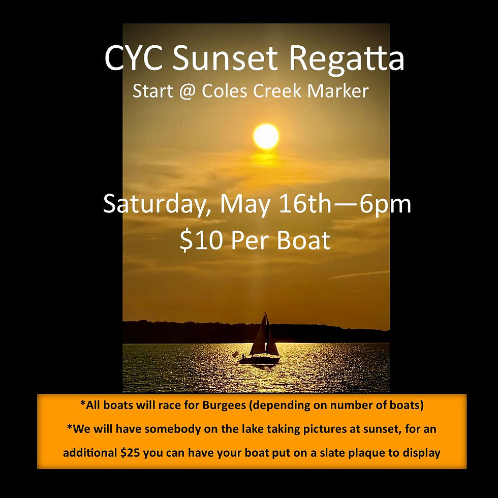 2026 CYC Sunset Regatta