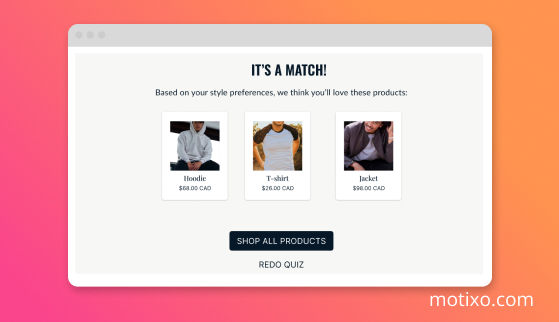 Shopify Product Quiz With Flexible Attributes
