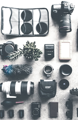 Photography Equipment Layout