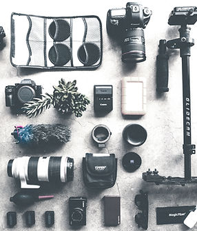 Photography Equipment Layout