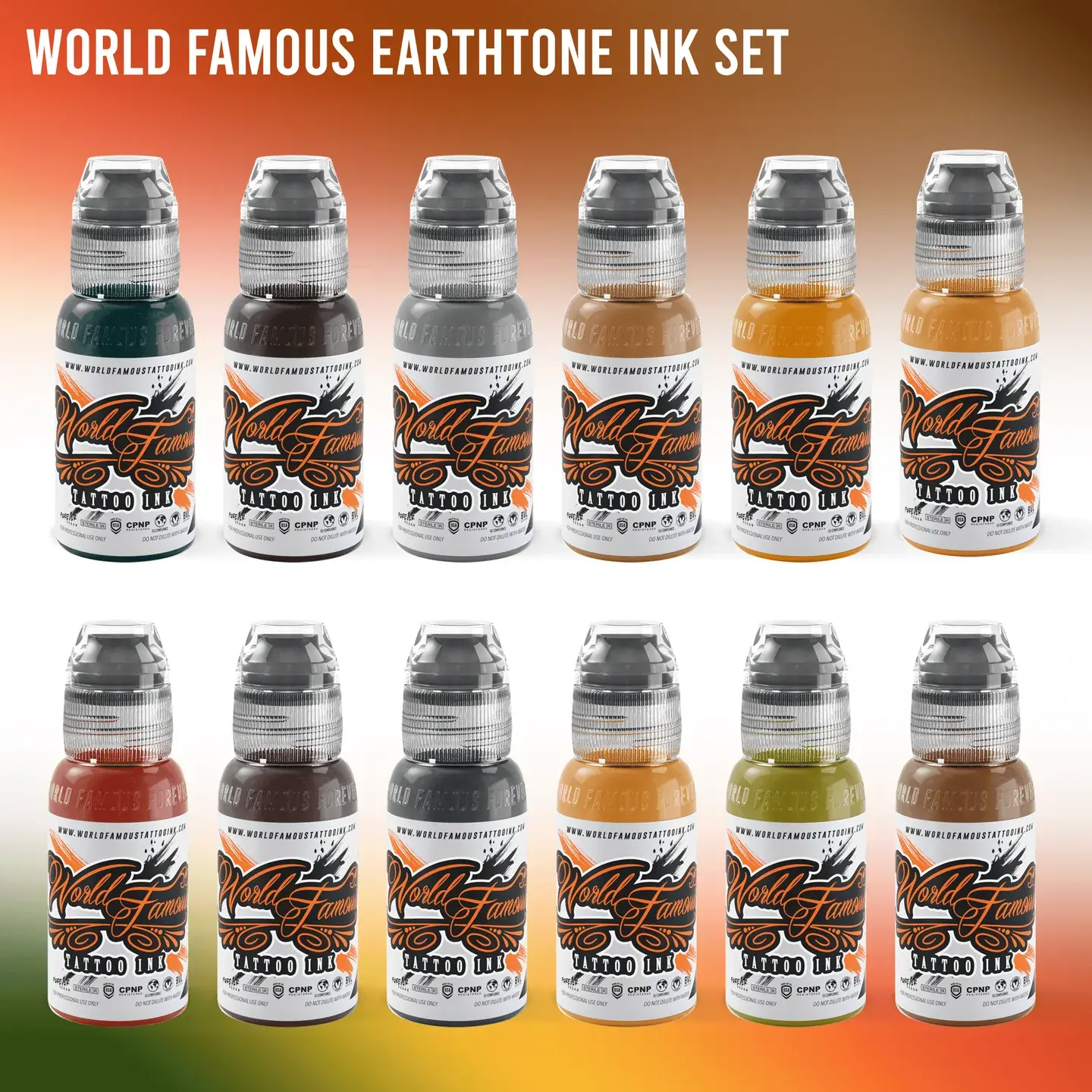 World Famous Ink Set - Earth Tone
