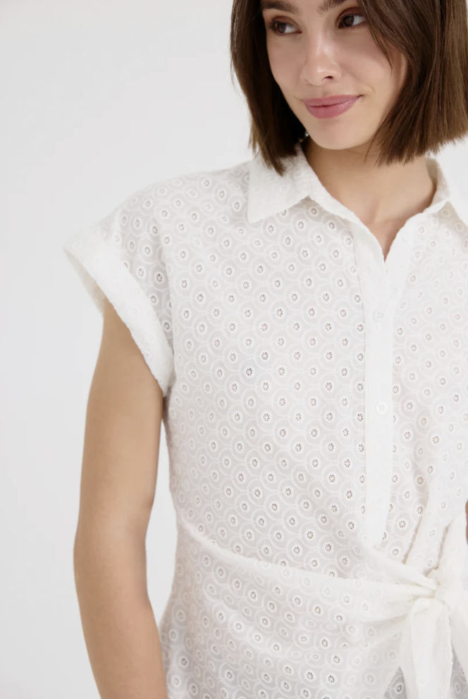 Miniature : ESPERANZA chemise blanche dentelle