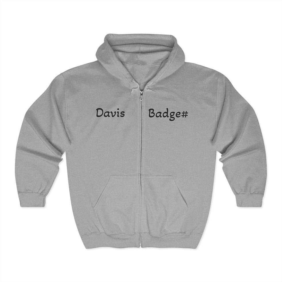 Thumbnail: Personalized Version-  The Heart of a Dispatcher - Zip Up Hoodie 