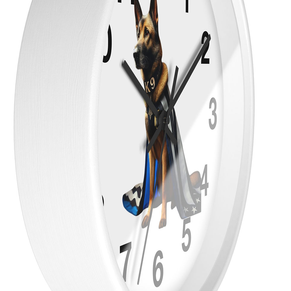 Thumbnail: Time to Serve" K9 Unit Wall Clock