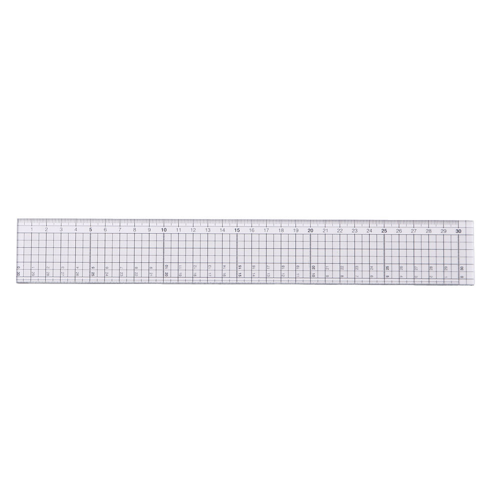 Nonslip PET Ruler - 30cm