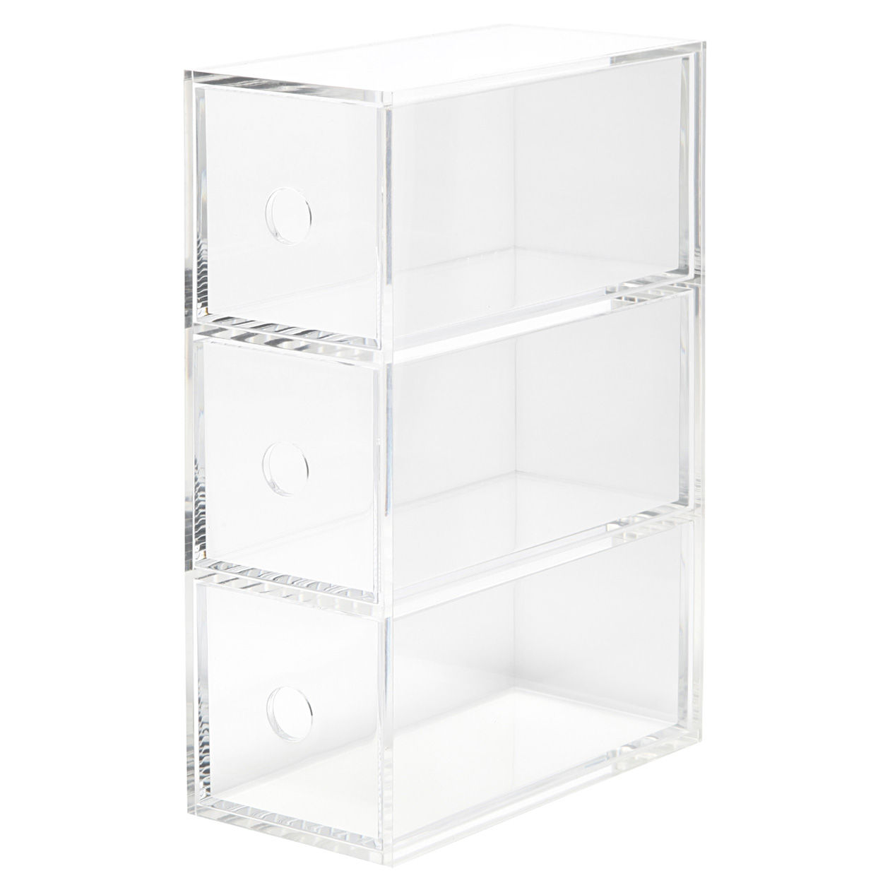 Acrylic 3-Drawer Storage